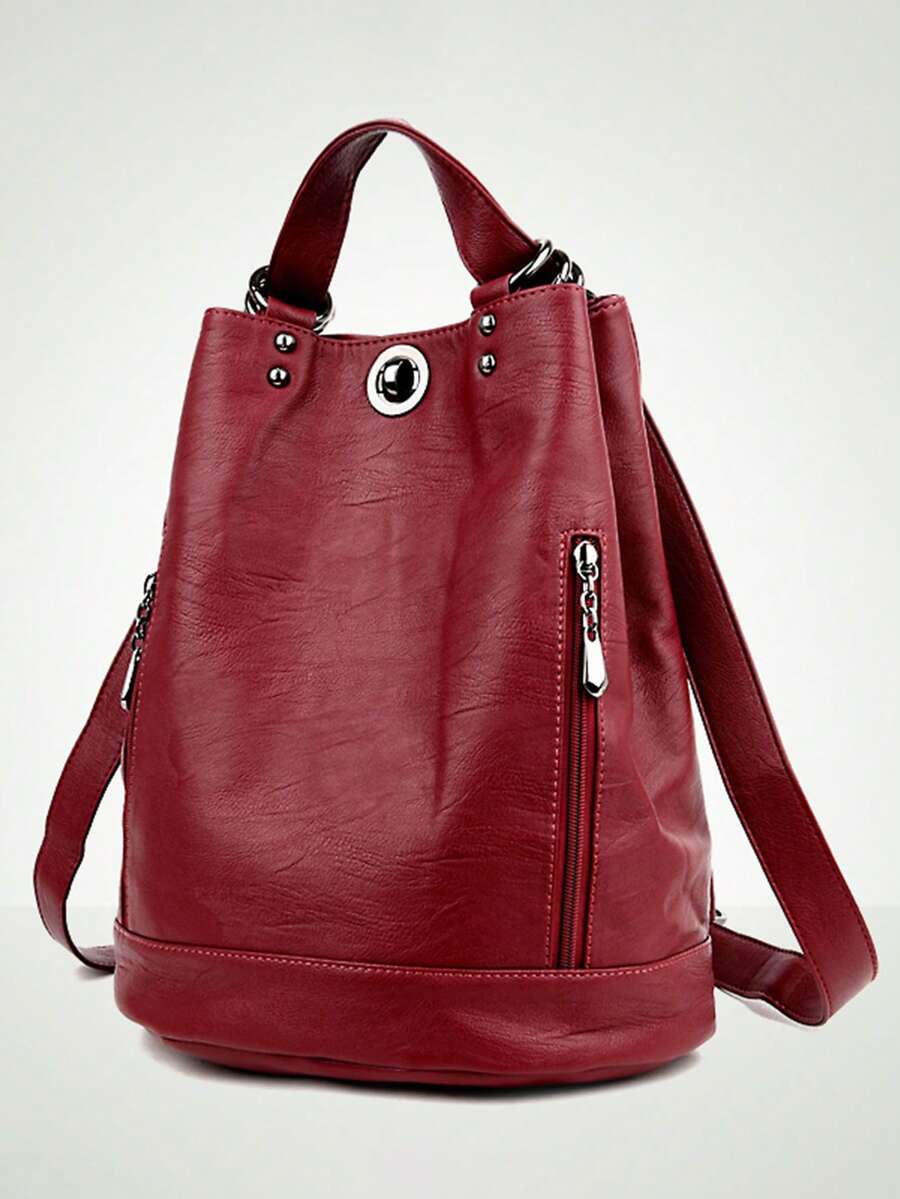 Fashion Large Capacity Women Backpack High Quality Soft Leather Designer Handbag Female Schoolbag Travel Ladies Casual Shoulder Daypack