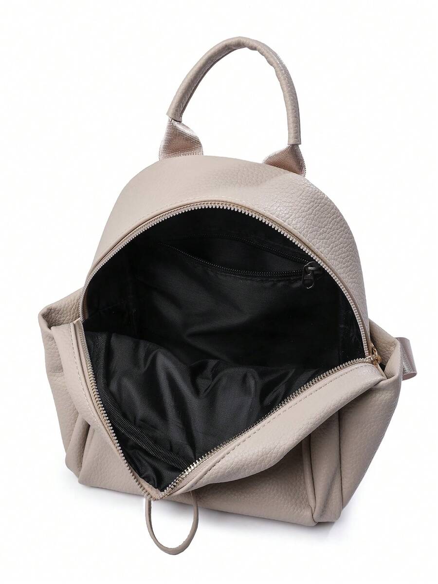 Women's Contrast Color Fashion Backpack Large Capacity Casual Lightweight Outdoor Travel Daypack College Student School Bag Commuter