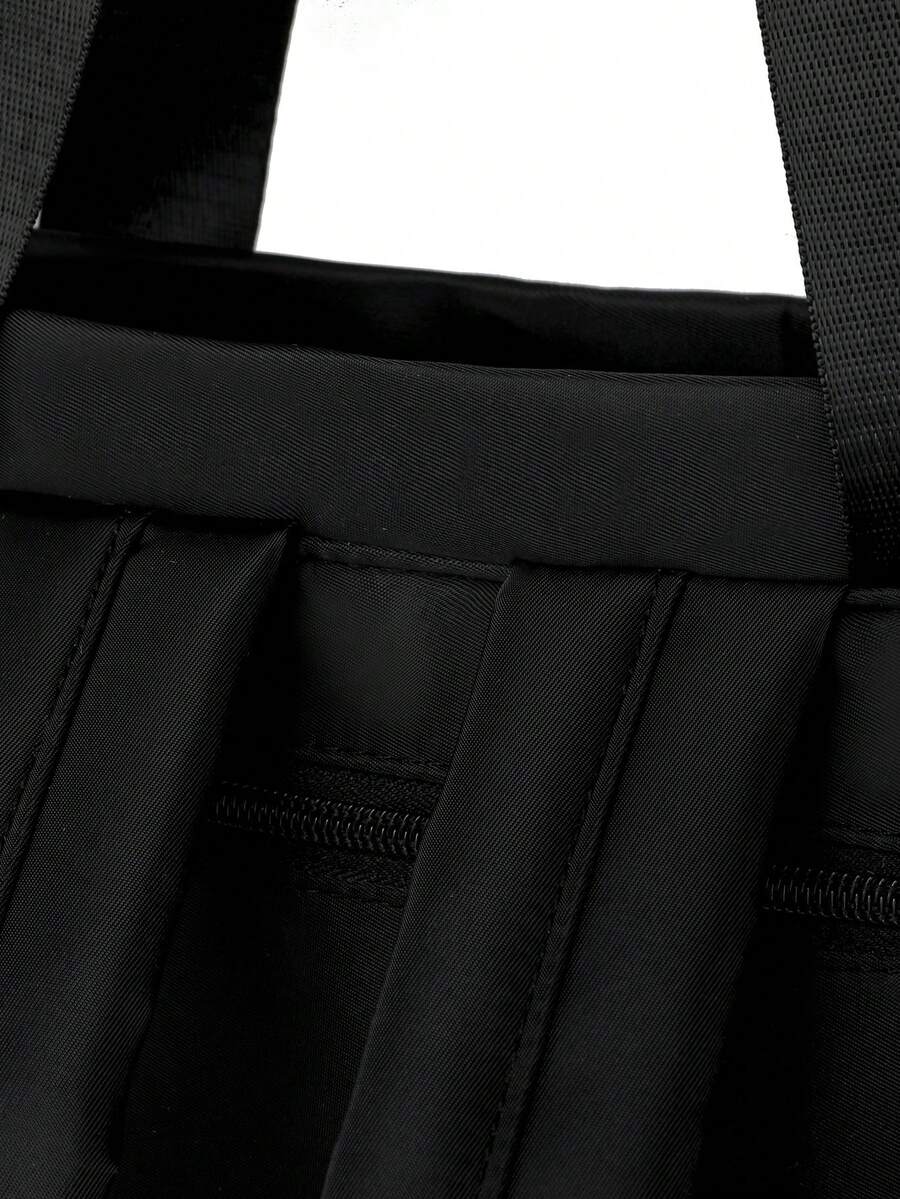 Women's Large Capacity Backpack Solid Color Minimalist Laptop Bag Casual Tote Handbag Commuter Daypack For Office Travel Students