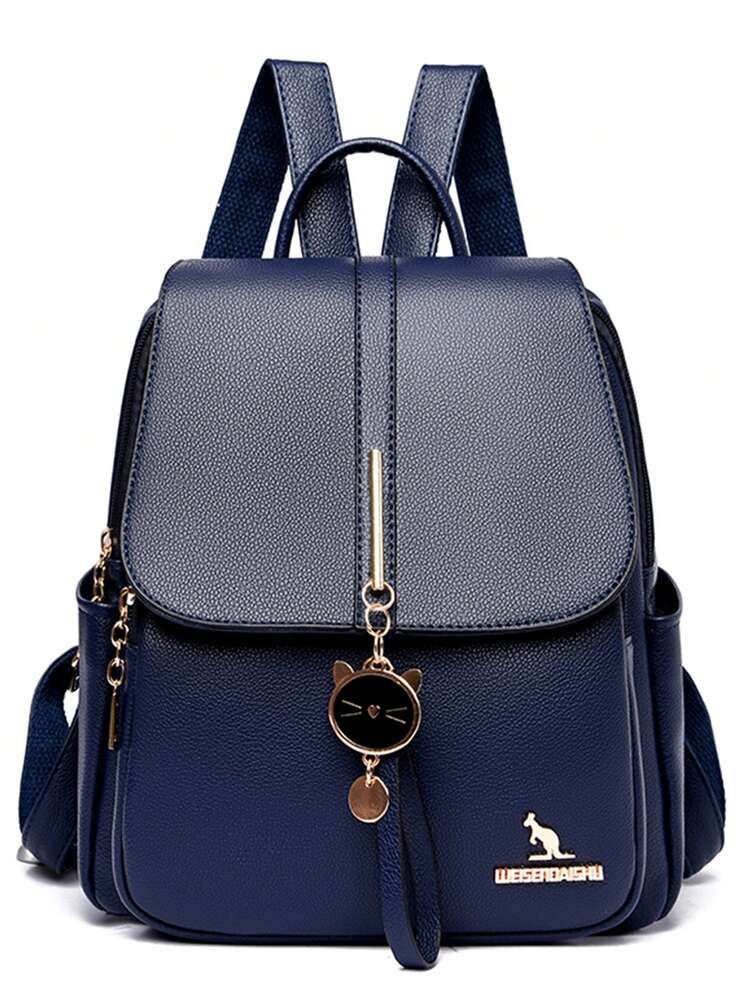 Fashion Luxury Leather Women Backpack Soft Shoulder Bag Large Capacity Female Schoolbag Travel Daypack For Teen Girls Women Casual