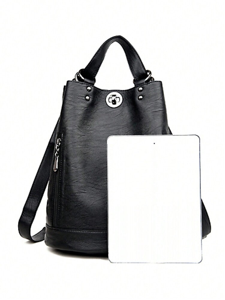Fashion Large Capacity Women Backpack High Quality Soft Leather Designer Handbag Female Schoolbag Travel Ladies Casual Shoulder Daypack