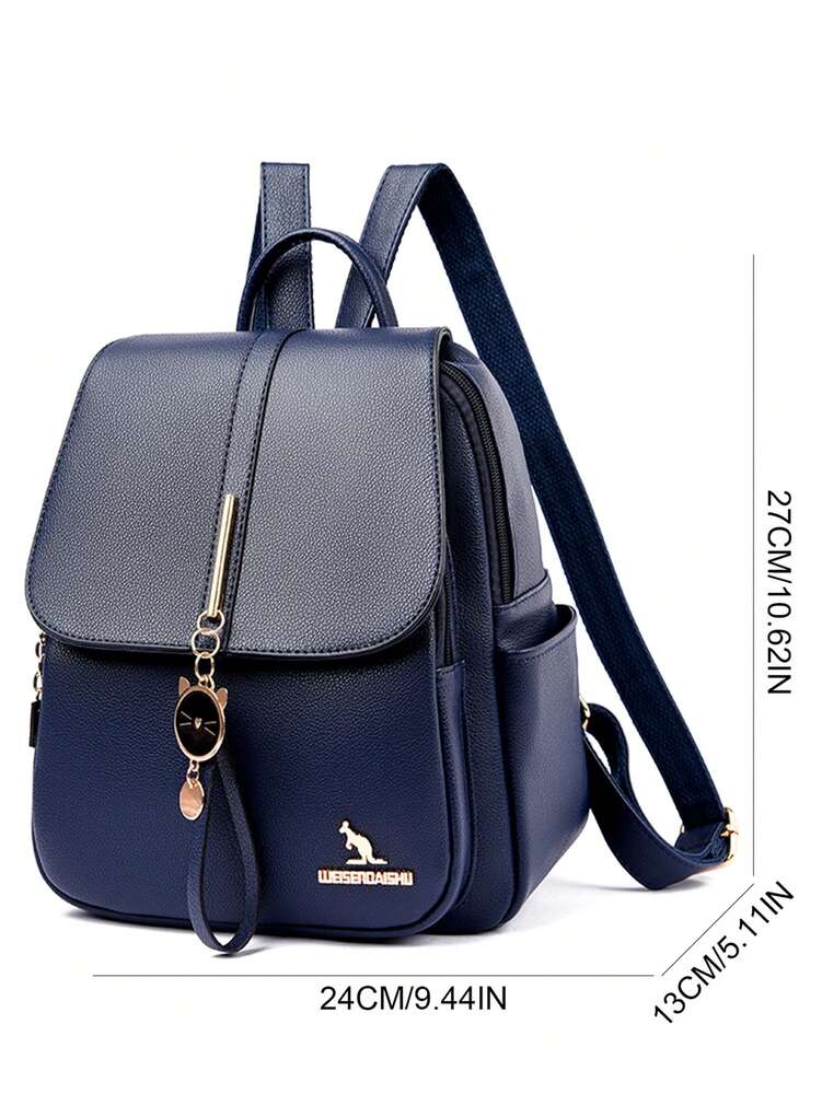 Fashion Luxury Leather Women Backpack Soft Shoulder Bag Large Capacity Female Schoolbag Travel Daypack For Teen Girls Women Casual