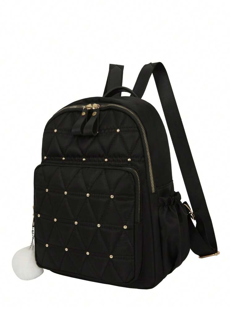 LECEY Large Capacity Backpack Practical Versatile School Bag Casual Essential For Women Girls Students College Travel Back To School