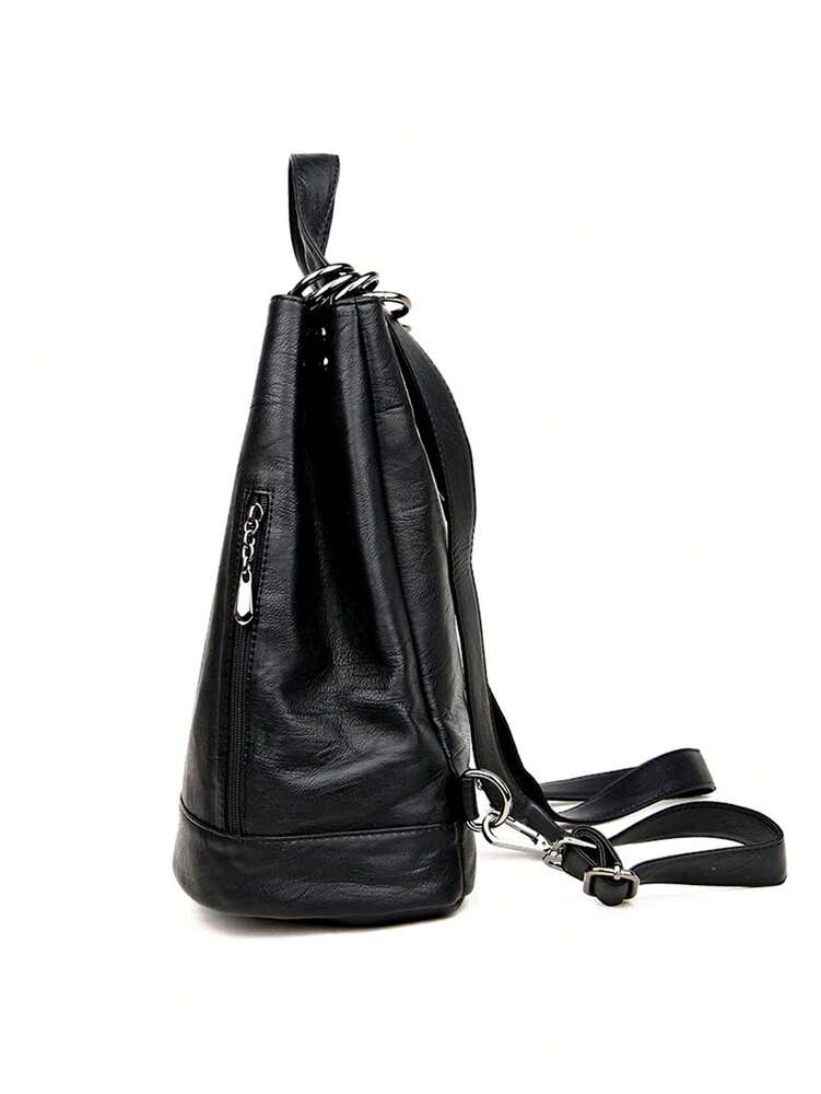 Fashion Large Capacity Women Backpack High Quality Soft Leather Designer Handbag Female Schoolbag Travel Ladies Casual Shoulder Daypack